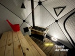 Ventilation SAUFLEX Saunas mobiles WIRELESS SAUNA AIR MIXER