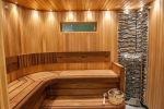 Éléments modulaires pour banc de sauna MODULE D'ANGLE, TREMBLE, 400x400mm
